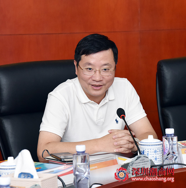 汕头市潮南区区长陈俊峰一行访问我会