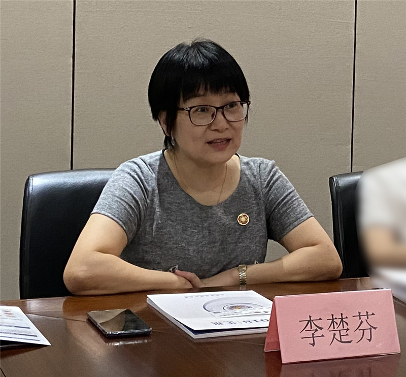 我会常务副会长兼秘书长李楚芬讲话