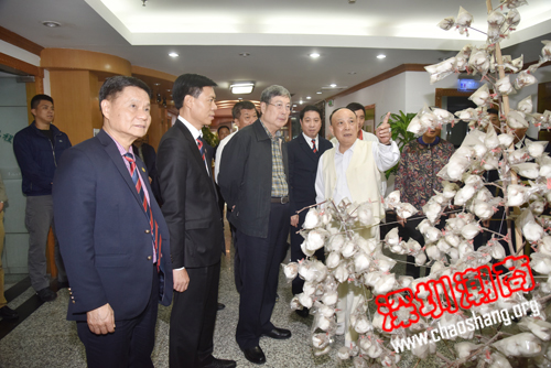 全国政协原副主席黄孟复莅临深圳市潮汕商会考察指导