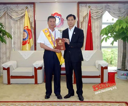 郑桂泉名誉会长莅临深圳市潮汕商会