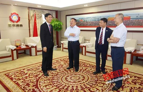 江苏银行深圳分行行长李敏一行莅临深圳市潮汕商会共商合作