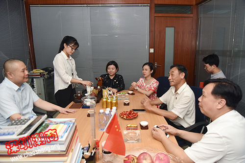 商会走访副会长、联洲税务师事务所所长许建洲